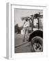 Effigy to Paul Robeson Hanging on Truck-null-Framed Photographic Print