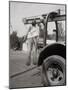 Effigy to Paul Robeson Hanging on Truck-null-Mounted Photographic Print