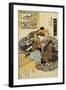 Egawa from the Maruebiya House, Late 1820S-Utagawa Kuniyasu-Framed Giclee Print