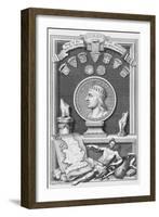 Egbert, King of the West Saxons and first monarch of all England, (18th century)-George Vertue-Framed Giclee Print