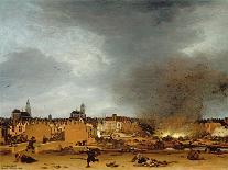 A View of Delft with the Explosion of 1654, 1654-Egbert van der Poel-Giclee Print
