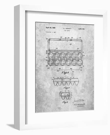 Egg Carton Patent-Cole Borders-Framed Art Print