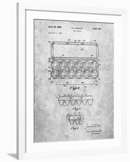 Egg Carton Patent-Cole Borders-Framed Art Print