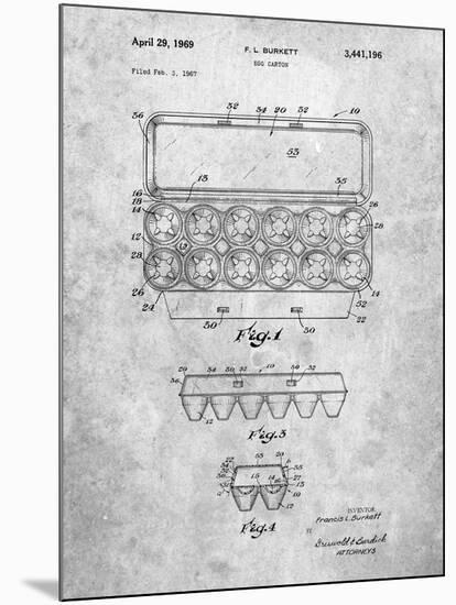 Egg Carton Patent-Cole Borders-Mounted Art Print