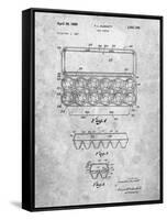 Egg Carton Patent-Cole Borders-Framed Stretched Canvas