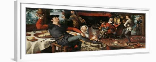 Egg Dance, Pieter Aertsen-Pieter Aertsen-Framed Premium Giclee Print