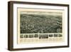 Egg Harbor City, New Jersey - Panoramic Map-Lantern Press-Framed Art Print