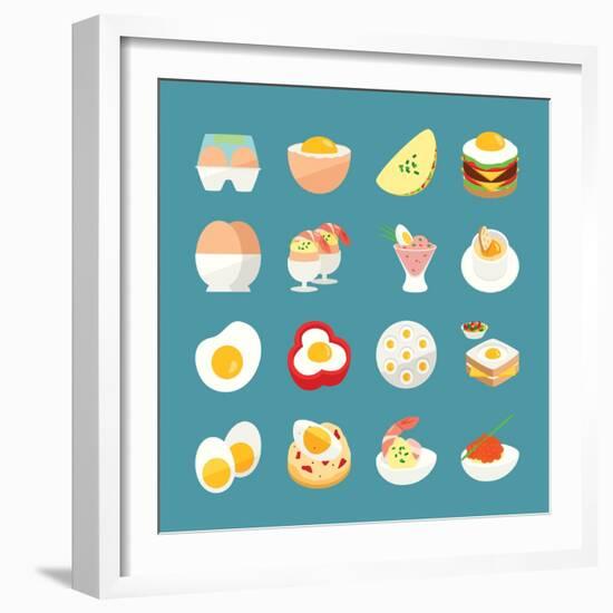 Egg Menu-kibsri-Framed Art Print