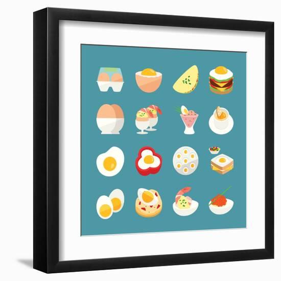 Egg Menu-kibsri-Framed Art Print