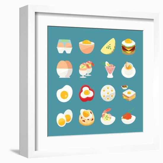 Egg Menu-kibsri-Framed Art Print