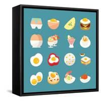 Egg Menu-kibsri-Framed Stretched Canvas