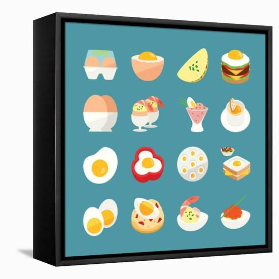 Egg Menu-kibsri-Framed Stretched Canvas