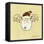 Egg Santa-Debbie McMaster-Framed Stretched Canvas