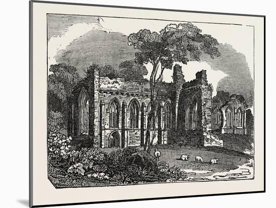 Egglestone Abbey, on the Southern (Yorkshire) Bank of the River Tees in County Durham, England, Uk-null-Mounted Giclee Print