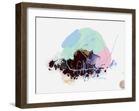 Eggplant Abstract-Niya Christine-Framed Art Print