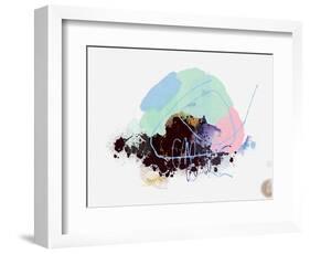 Eggplant Abstract-Niya Christine-Framed Art Print