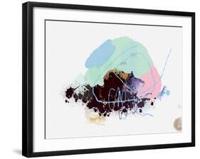 Eggplant Abstract-Niya Christine-Framed Art Print