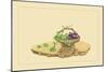 Eggplant and Charantia-Sofu Teshigahara-Mounted Art Print