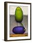 Eggplant Bird-Daniel Patrick Kessler-Framed Giclee Print