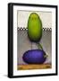 Eggplant Bird-Daniel Patrick Kessler-Framed Giclee Print