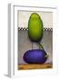 Eggplant Bird-Daniel Patrick Kessler-Framed Giclee Print