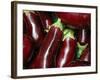 Eggplant For Sale at Market, Bellinzona, Switzerland-Lisa S. Engelbrecht-Framed Photographic Print