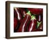 Eggplant For Sale at Market, Bellinzona, Switzerland-Lisa S. Engelbrecht-Framed Photographic Print