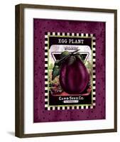 Eggplant Seed Pack-null-Framed Giclee Print