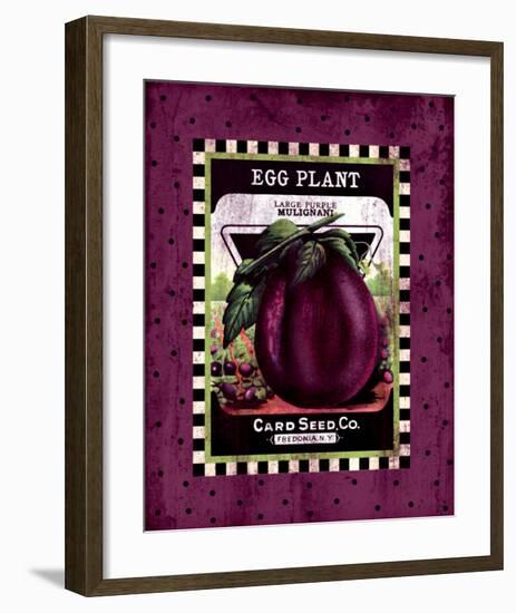 Eggplant Seed Pack-null-Framed Giclee Print