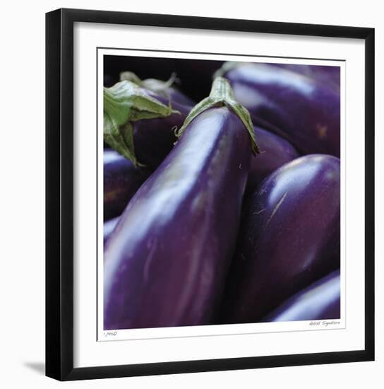 Eggplant-Stacy Bass-Framed Giclee Print