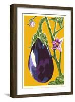 Eggplant-Lantern Press-Framed Art Print