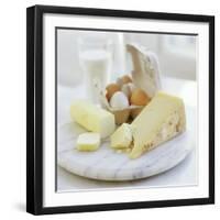 Eggs And Cheese-David Munns-Framed Premium Photographic Print