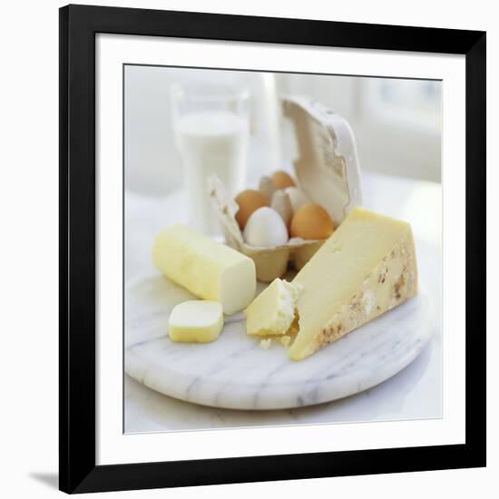 Eggs And Cheese-David Munns-Framed Photographic Print