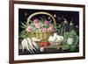 Eggs, Broad Beans and Roses in Basket, 1995-Amelia Kleiser-Framed Giclee Print