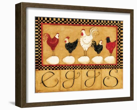 Eggs in a Row-Dan Dipaolo-Framed Art Print