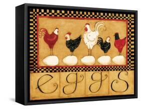 Eggs in a Row-Dan Dipaolo-Framed Stretched Canvas