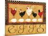 Eggs in a Row-Dan Dipaolo-Mounted Art Print