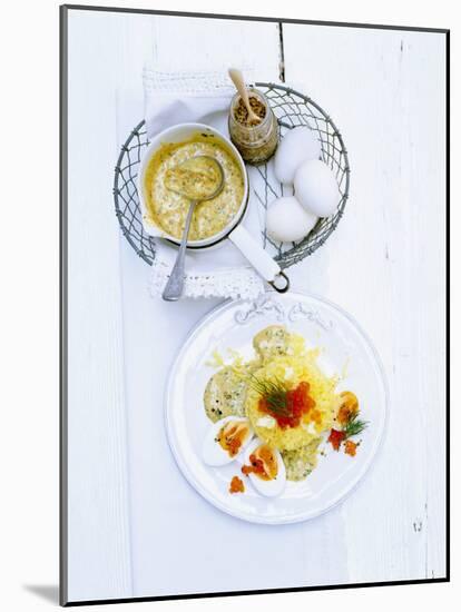 Eggs in Mustard Sauce with Potato Snow-Jan-peter Westermann-Mounted Photographic Print