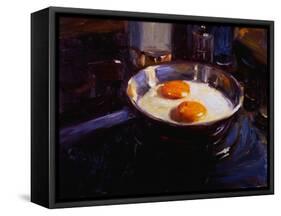 Eggs on the Gas Stove-Pam Ingalls-Framed Stretched Canvas