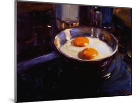 Eggs on the Gas Stove-Pam Ingalls-Mounted Giclee Print