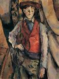 Man with a Red Waistcoat, copy after Cezanne by Egisto Paolo Fabbri, 20th c.-Egisto Paolo Fabbri-Art Print