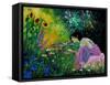 Eglantine In The Garden-Pol Ledent-Framed Stretched Canvas