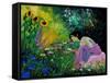 Eglantine In The Garden-Pol Ledent-Framed Stretched Canvas