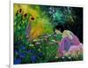 Eglantine In The Garden-Pol Ledent-Framed Art Print