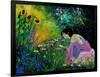 Eglantine In The Garden-Pol Ledent-Framed Art Print