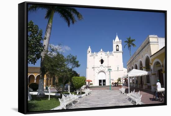 Eglesia San Miguelito, Tlacotalpan, UNESCO World Heritage Site, Mexico, North America-Peter Groenendijk-Framed Stretched Canvas