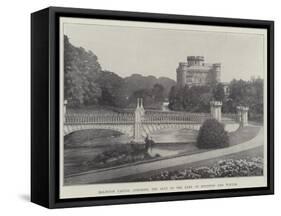 Eglinton Castle, Ayrshire, the Seat of the Earl of Eglinton and Winton-null-Framed Stretched Canvas