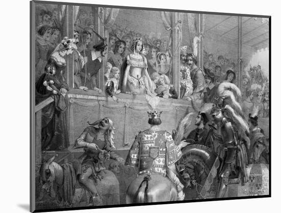 Eglinton Tournament-Edward Corbould-Mounted Art Print