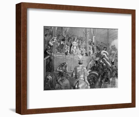 Eglinton Tournament-Edward Corbould-Framed Art Print