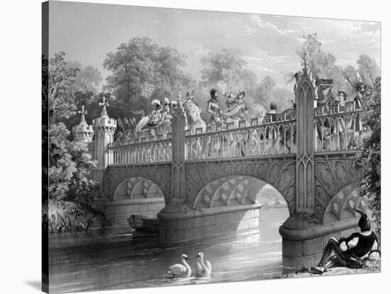 Eglinton Tournament-Edward Corbould-Stretched Canvas